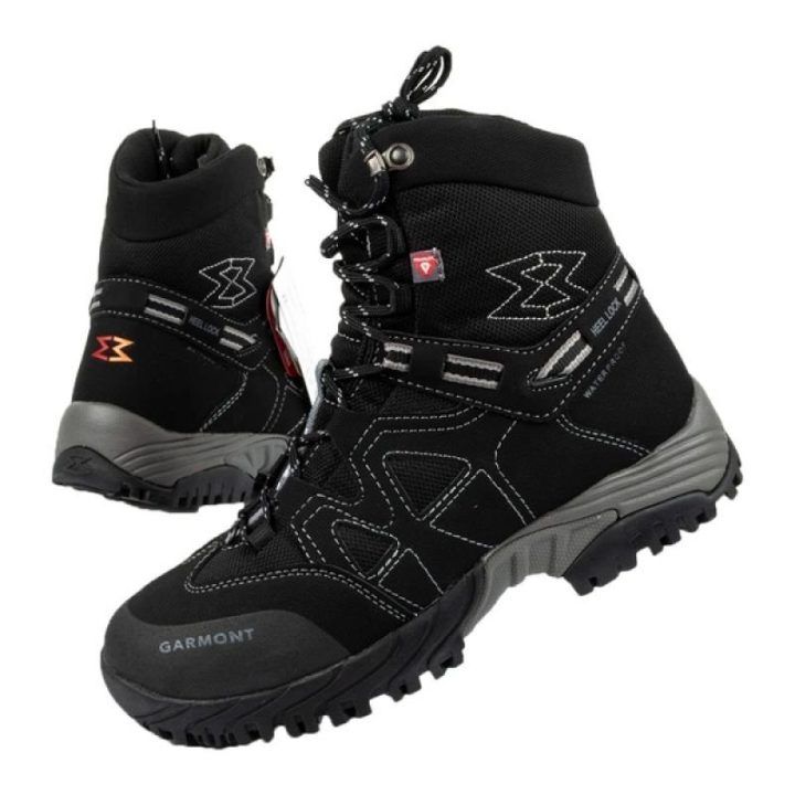 Vyriški pašiltinti žygio batai Garmont Momentum WP, juodi