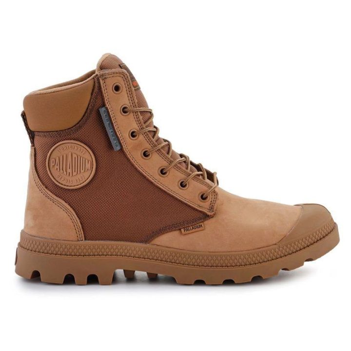 Vyriški pašiltinti auliniai batai Palladium Pampa Sc Wpn U-S, rudi
