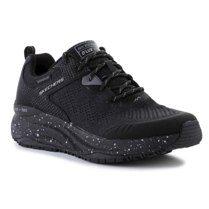 Vyriški žemo profilio bekelės bateliai Skechers D'LUX Trail, juodi