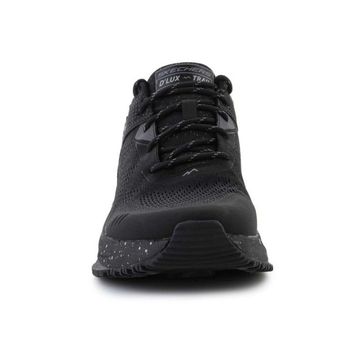 Vyriški žemo profilio bekelės bateliai Skechers D'LUX Trail, juodi