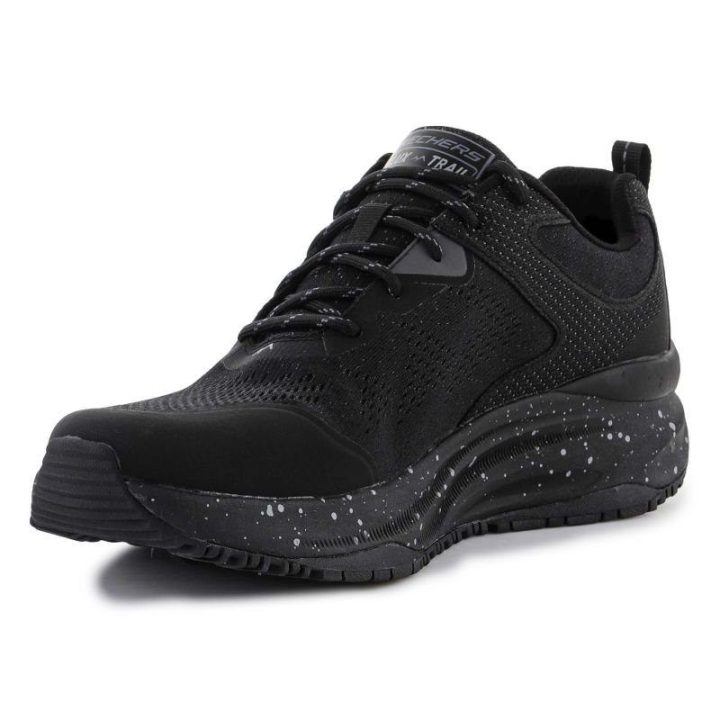 Vyriški žemo profilio bekelės bateliai Skechers D'LUX Trail, juodi