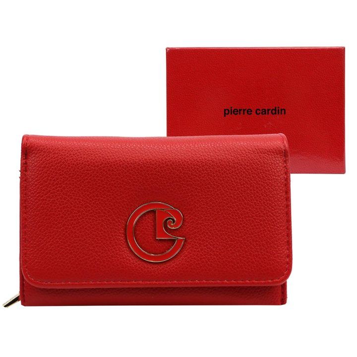 Moteriška odos imitacijos piniginė Pierre Cardin, 15,5 × 10,5 × 4,5 cm