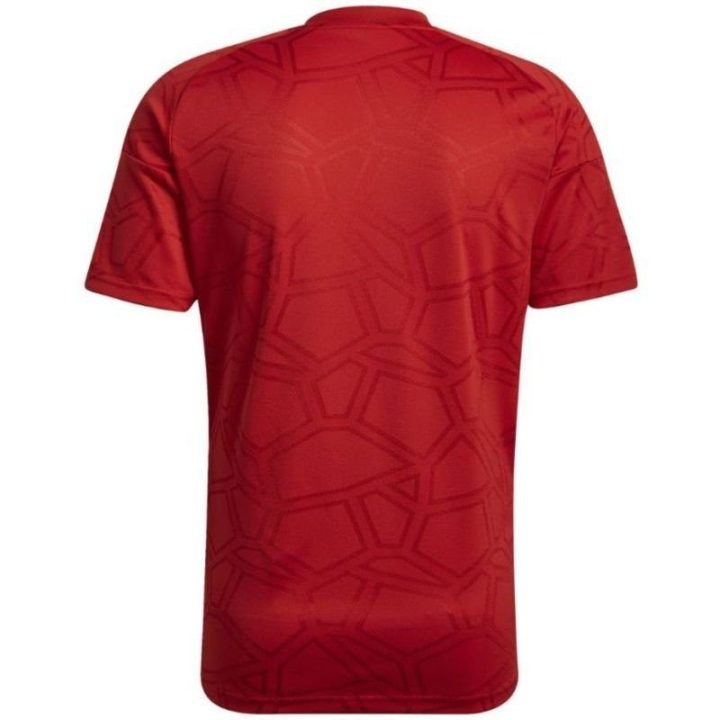 Vyriški prigludusio kirpimo marškinėliai adidas Condivo 22, raudoni