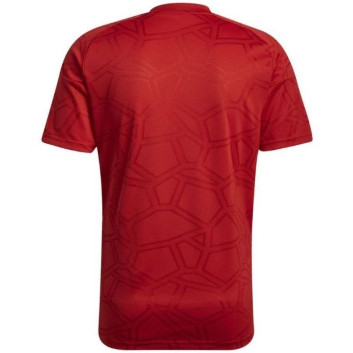 Vyriški prigludusio kirpimo marškinėliai adidas Condivo 22, raudoni