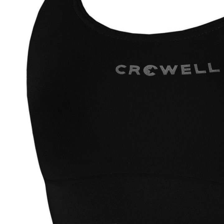 Maudymosi kostiumėlis mergaitėms Crowell Swan, juodas
