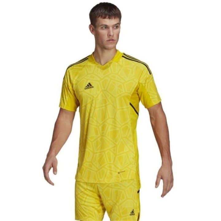 Vyriški vartininko marškinėliai adidas Condivo 22, geltoni