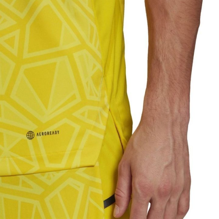 Vyriški vartininko marškinėliai adidas Condivo 22, geltoni