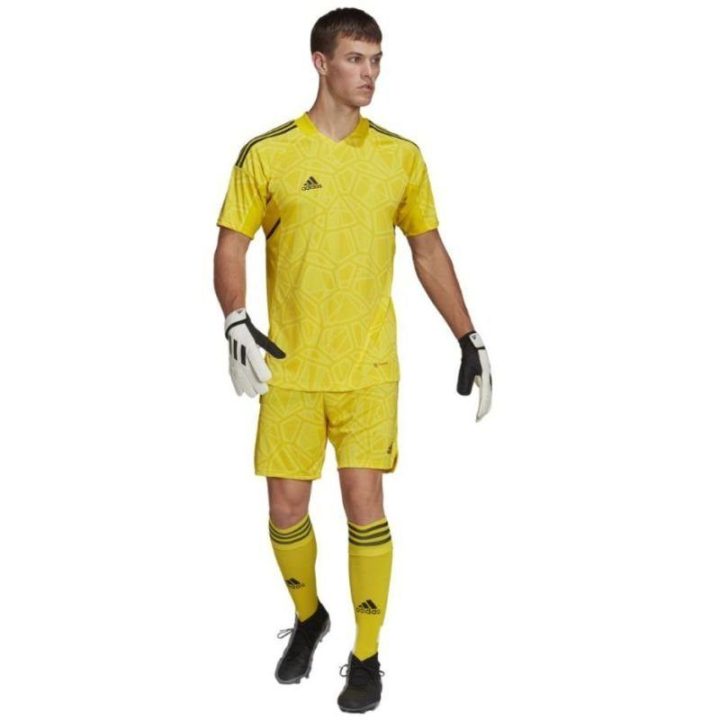 Vyriški vartininko marškinėliai adidas Condivo 22, geltoni