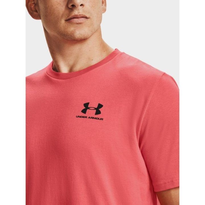 Vyriški medvilniniai marškinėliai Under Armour Sportstyle LC SS, rožiniai