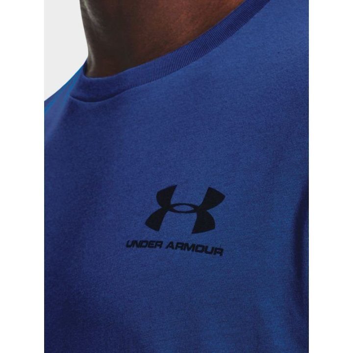 Vyriški medvilniniai marškinėliai Under Armour Sportstyle LC SS, mėlyni