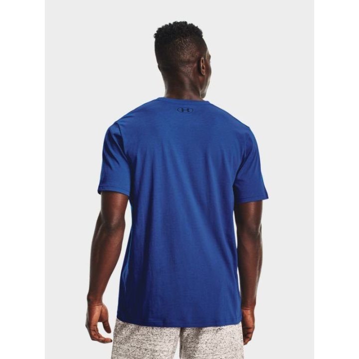 Vyriški medvilniniai marškinėliai Under Armour Sportstyle LC SS, mėlyni