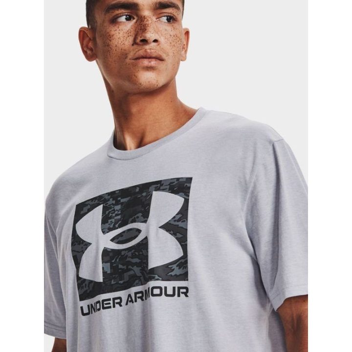 Vyriški laisvo kirpimo marškinėliai Under Armour, pilki
