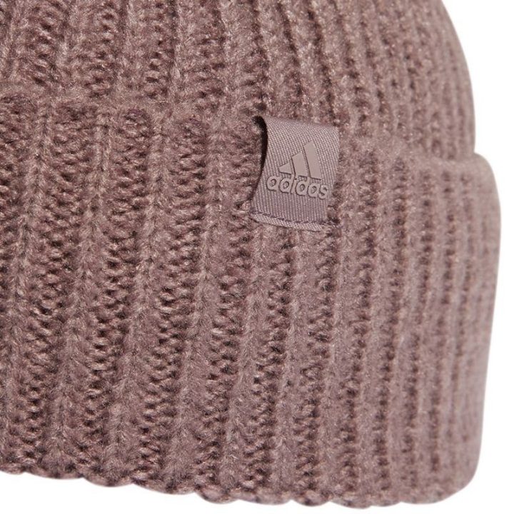 Prigludusio kirpimo kepurė adidas Cuff Beanie, rožinė