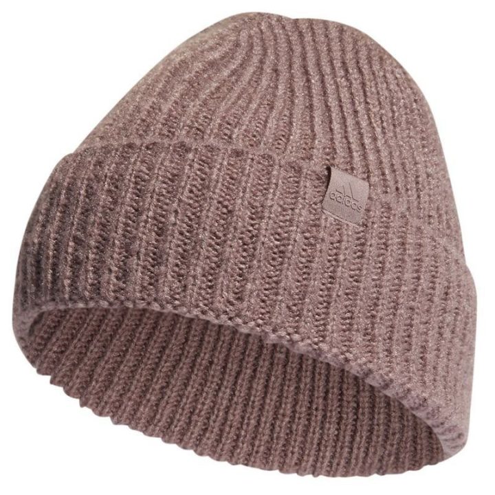 Prigludusio kirpimo kepurė adidas Cuff Beanie, rožinė