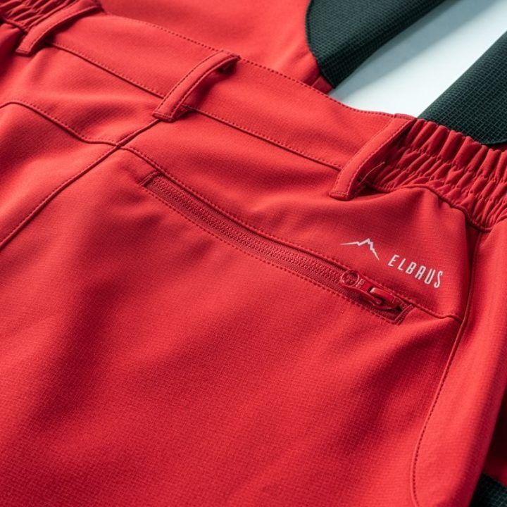 Vyriškos softshell kelnės Elbrus Amboro, raudonos