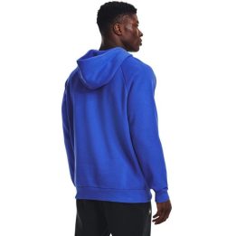 Vyriškas džemperis su gobtuvu Under Armour Rival Fleece, mėlynas