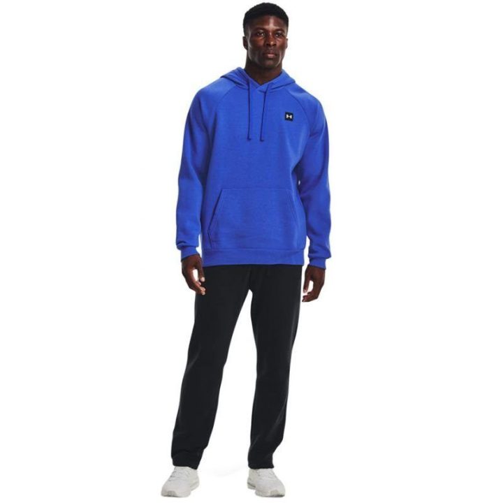 Vyriškas džemperis su gobtuvu Under Armour Rival Fleece, mėlynas