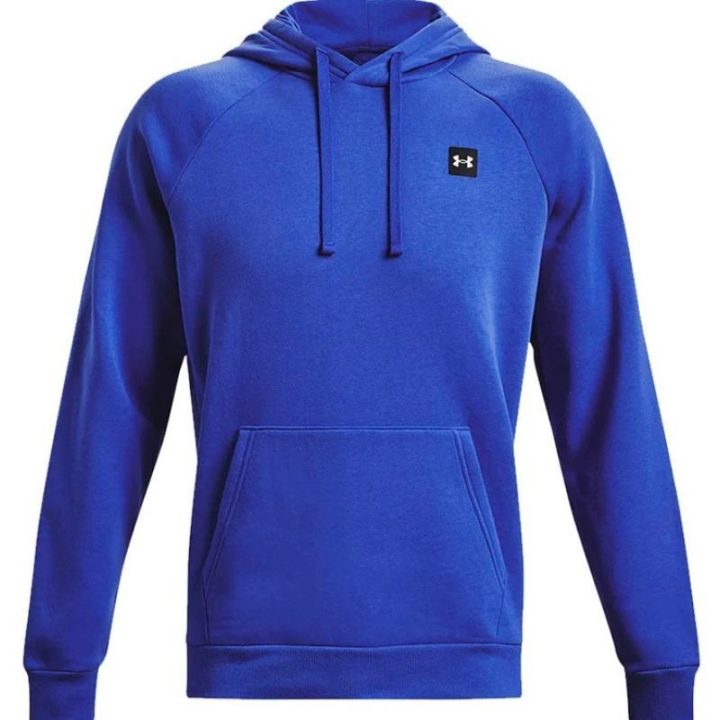 Vyriškas džemperis su gobtuvu Under Armour Rival Fleece, mėlynas