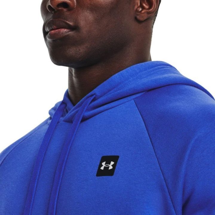 Vyriškas džemperis su gobtuvu Under Armour Rival Fleece, mėlynas