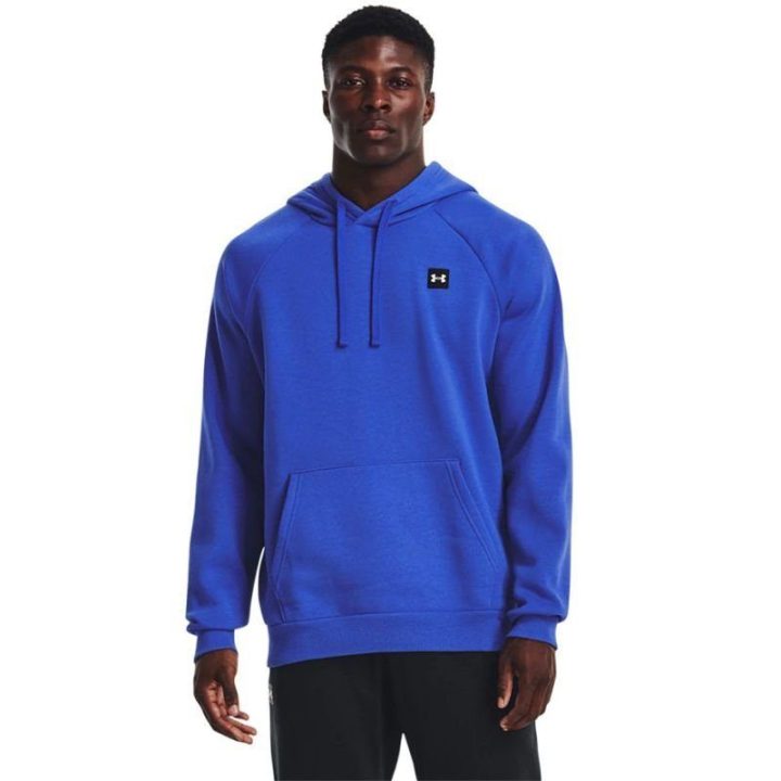 Vyriškas džemperis su gobtuvu Under Armour Rival Fleece, mėlynas