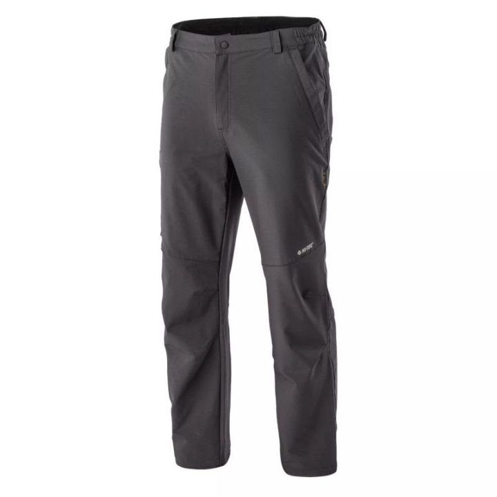 Vyriškos softshell sportinės kelnės HI-TEC Luspa, pilkos