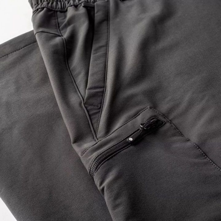 Vyriškos softshell sportinės kelnės HI-TEC Luspa, pilkos