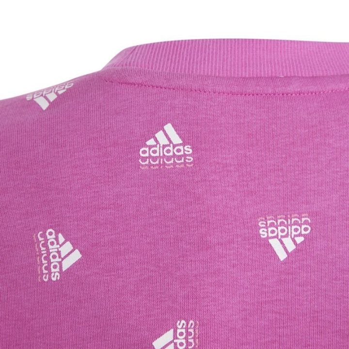 Džemperis mergaitėms per galvą adidas, rožinis