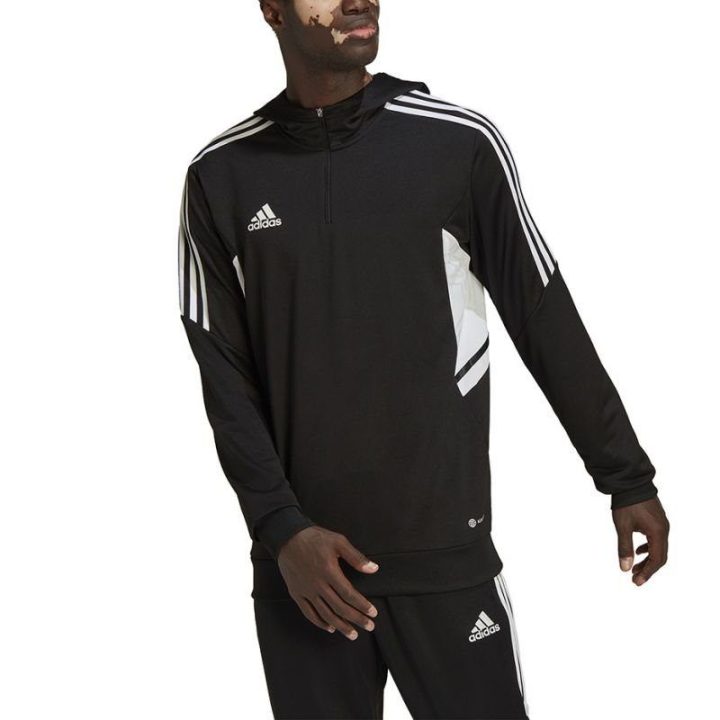 Vyriškas džemperis su gobtuvu adidas Condivo 22, juodas