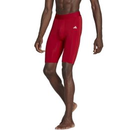 Vyriški kompresiniai šortai adidas Techfit Aeroready, raudoni