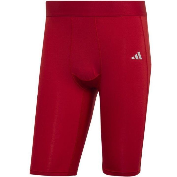 Vyriški kompresiniai šortai adidas Techfit Aeroready, raudoni