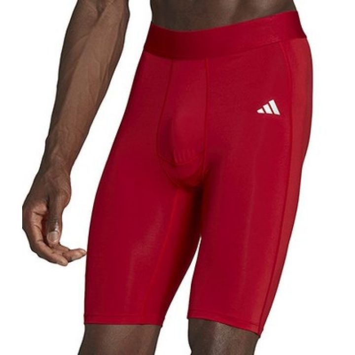 Vyriški kompresiniai šortai adidas Techfit Aeroready, raudoni