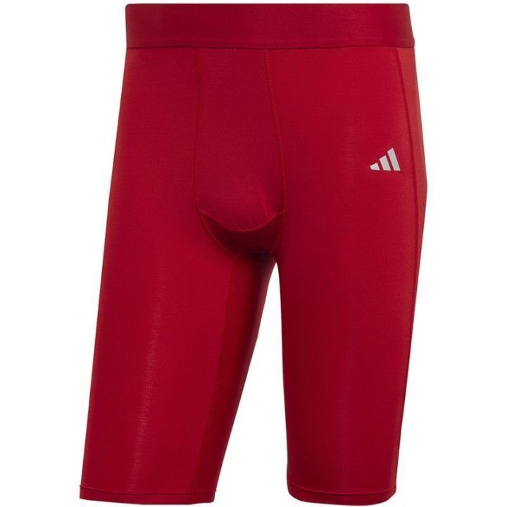 Vyriški kompresiniai šortai adidas Techfit Aeroready, raudoni