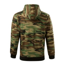 Vyriškas džemperis Malfini Camo Zipper, kamufliažinis ir rudas
