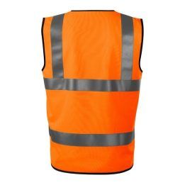 Uniseks šviesą atspindinti liemenė Rimeck HV Bright, oranžinė