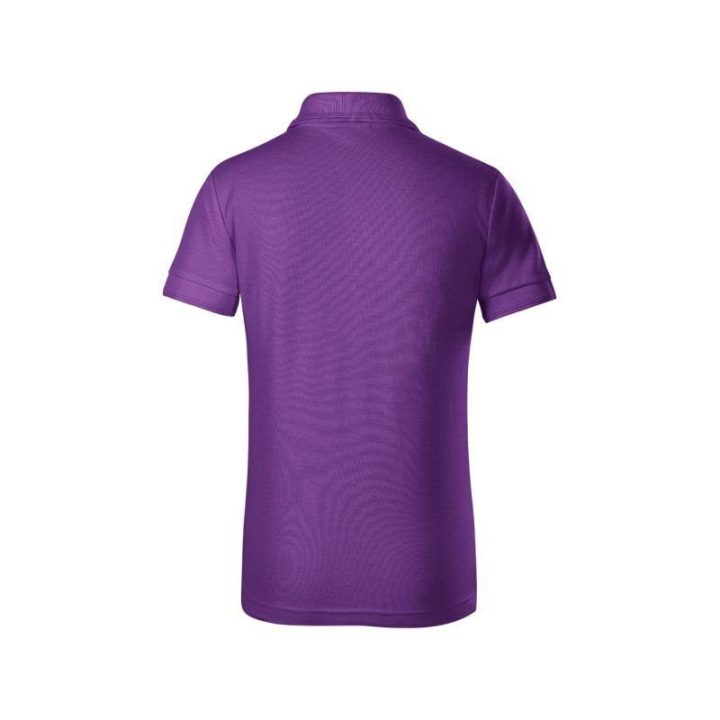 Vaikiški medvilniniai polo marškinėliai Malfini, violetiniai