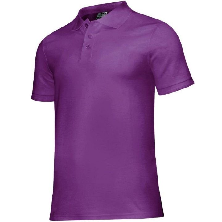 Vaikiški medvilniniai polo marškinėliai Malfini, violetiniai
