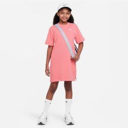 Laisvo kirpimo suknelė mergaitėms Nike Sportswear, rožinė