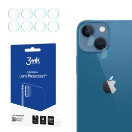 Kameros objektyvo apsauginis stiklas iPhone 13 3mk Lens Protection, 4 komplektai