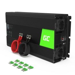 Grynos sinusoidės įtampos keitiklis Green Cell INV22, 12 V į 230 V, 1500/3000 W