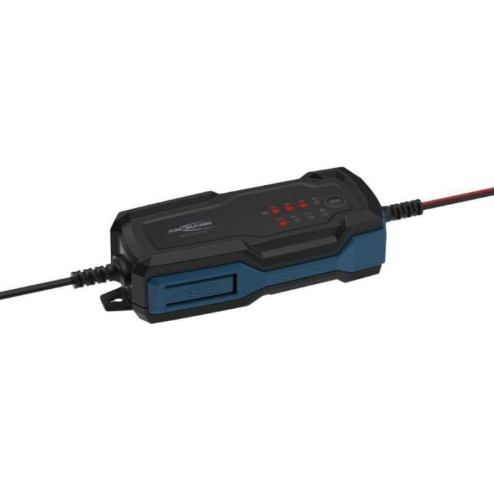 Automobilių akumuliatorių įkroviklis Ansmann 1001-0143, 6–12 V, juodas