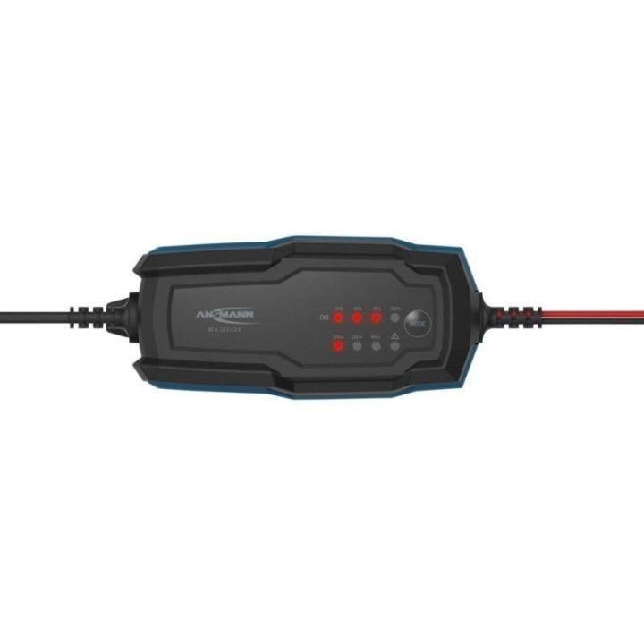 Automobilių akumuliatorių įkroviklis Ansmann 1001-0143, 6–12 V, juodas