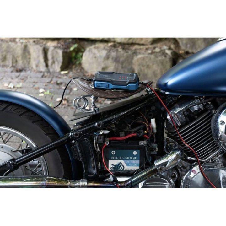 Automobilių akumuliatorių įkroviklis Ansmann 1001-0143, 6–12 V, juodas
