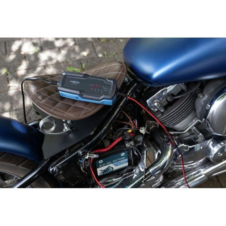 Automobilių akumuliatorių įkroviklis Ansmann 1001-0143, 6–12 V, juodas