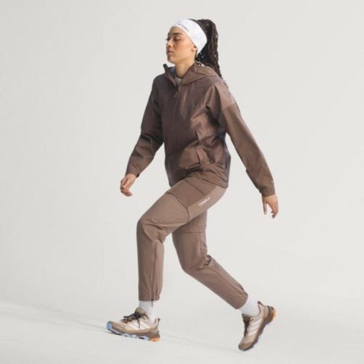 Moteriška striukė adidas TERREX Xperior Hybrid Primeknit, ruda