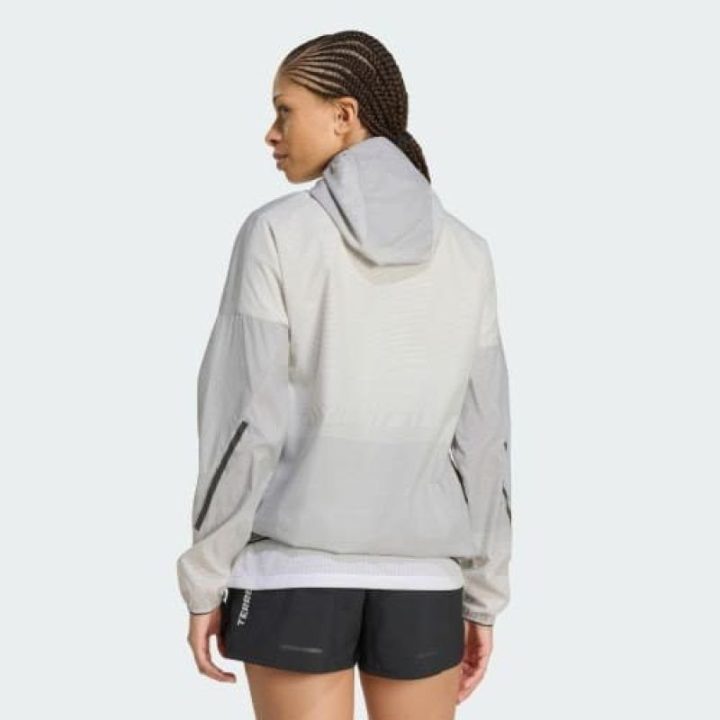 Moteriška vėjo striukė adidas TERREX Xperior, juoda ir balta