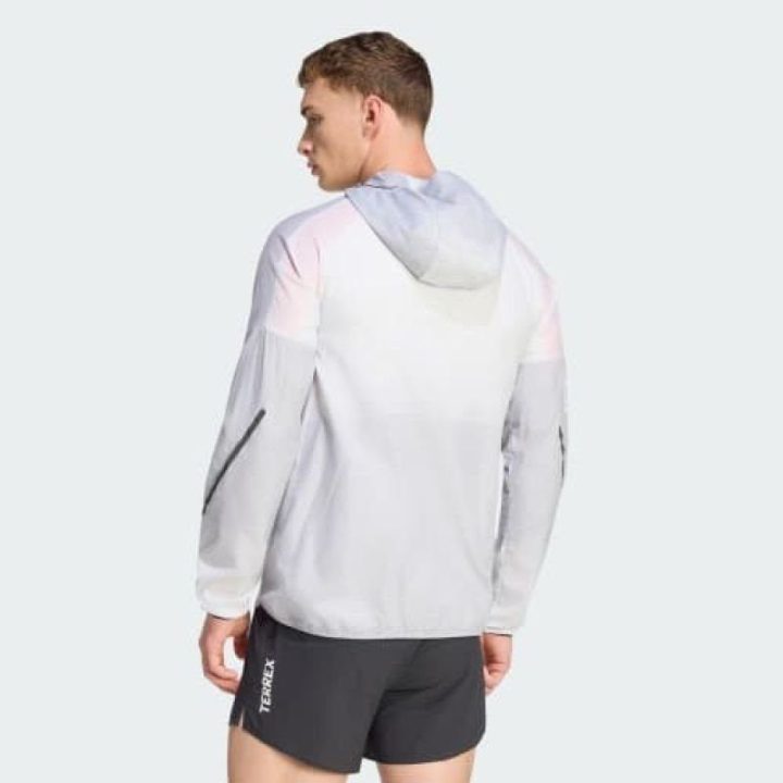 Bėgimo striukė adidas TERREX Xperior CLIMA365, juoda ir balta