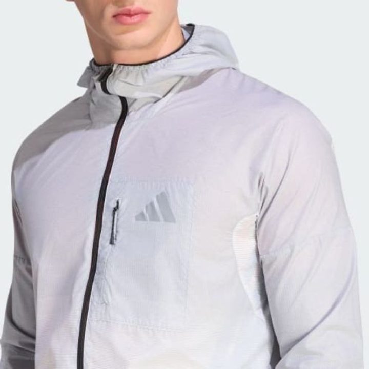 Bėgimo striukė adidas TERREX Xperior CLIMA365, juoda ir balta