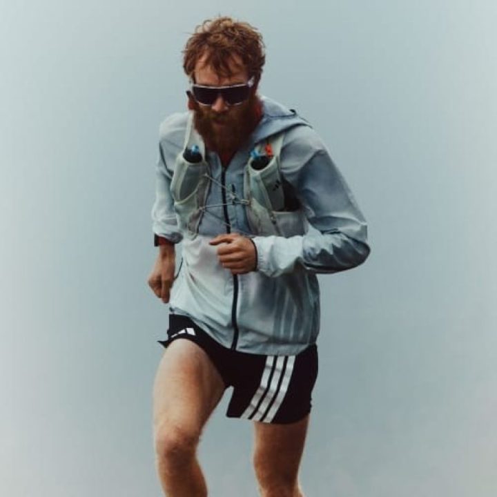Bėgimo striukė adidas TERREX Xperior CLIMA365, juoda ir balta