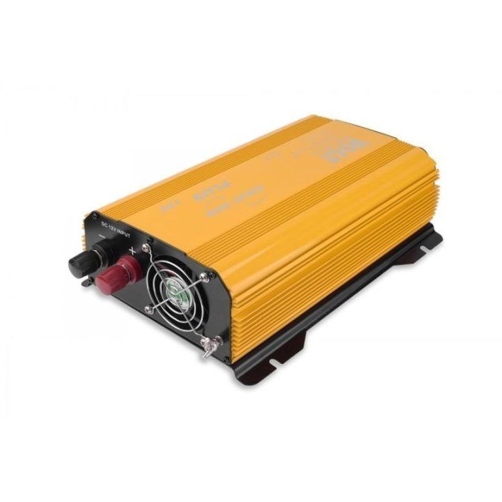 Įtampos keitiklis 12/230 V Volt Polska Sinus Plus 3000, geltonas