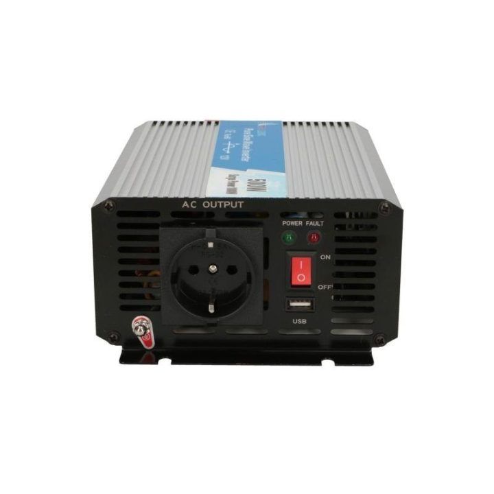 Automobilinis gryno sinuso keitiklis 12/230 V Extralink OPIP-500W